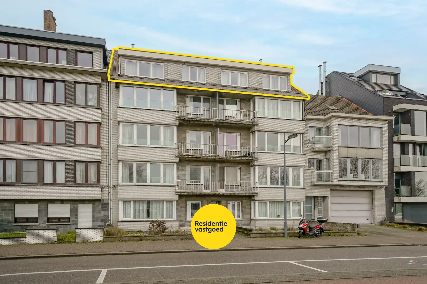 Hoofdfoto van de publicatie: Dakappartement met 2 slaapkamers te Oostende