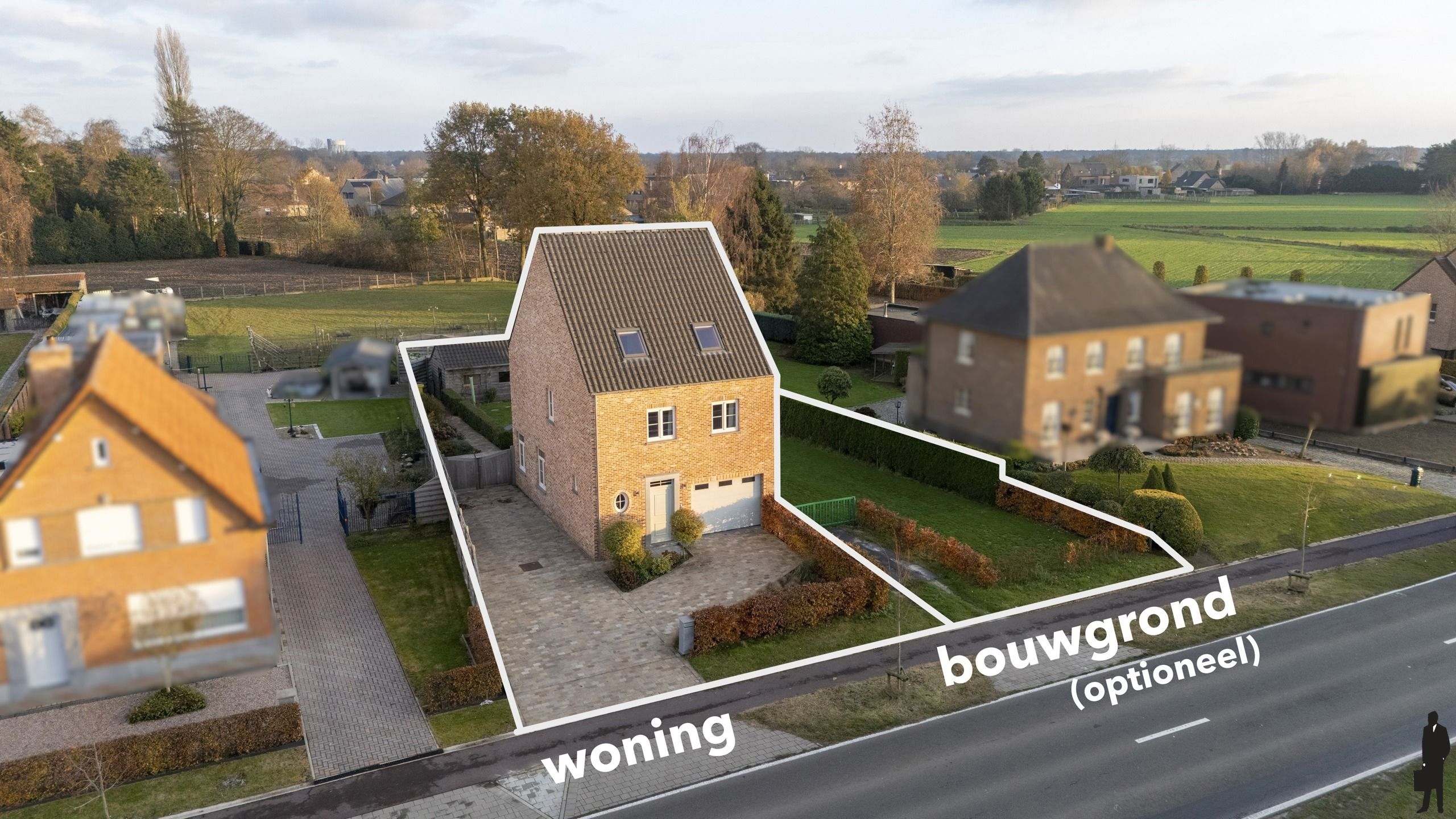 Recente, instapklare HOB-woning met 3 à 4 slpk. en bouwgrond foto 2