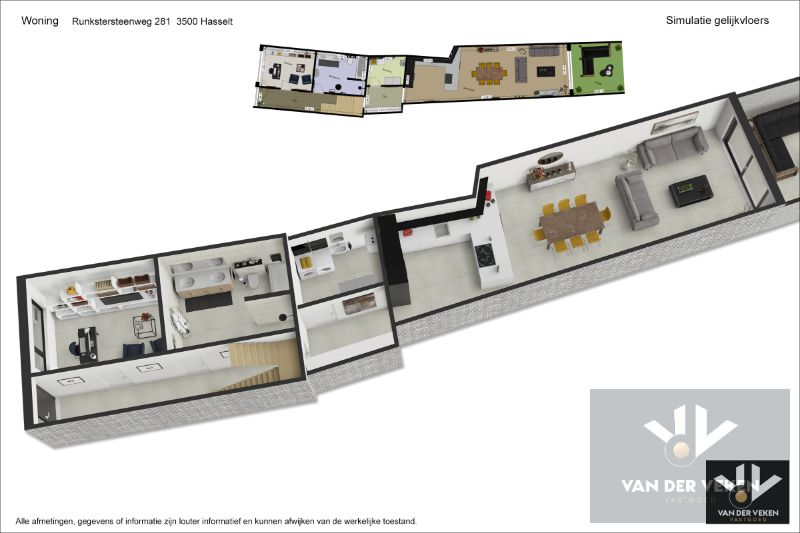 Volledig gerenoveerde, instapklare en energiezuinige rijwoning met 4 slaapkamers, 2 badkamers, zonnig terras, omheinde tuin en privéparking net buiten de Grote Ring van Hasselt. foto 22