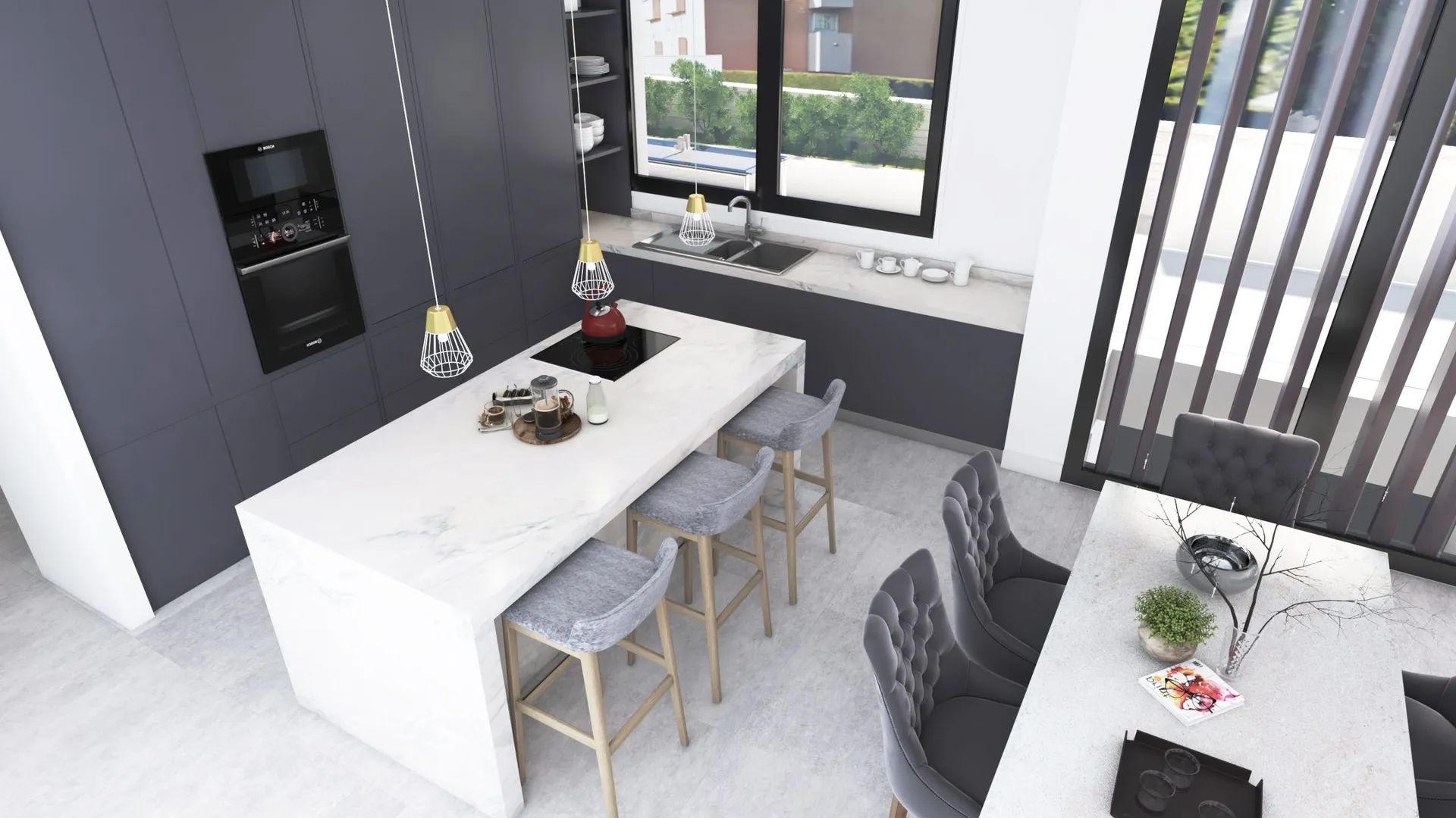 Modern meesterwerk in El Higuerón – luxe villa met uitzicht en elegantie in Fuengirola foto 6