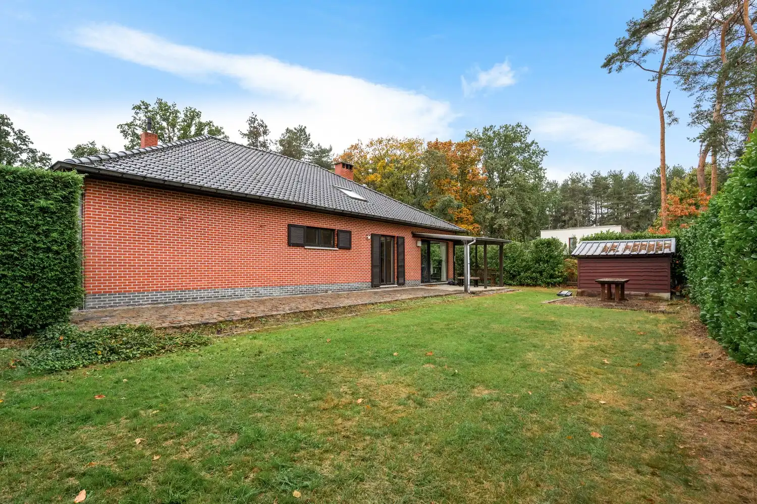 Gelijkvloerse woning met 3 slpkrs en garage in Grasheide foto 19