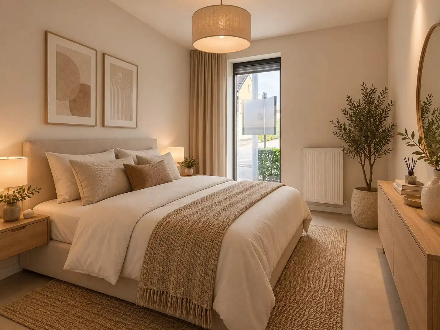 Luxueus en modern afgewerkt gelijkvloers appartement met tuin en 1 slaapkamer. foto 19