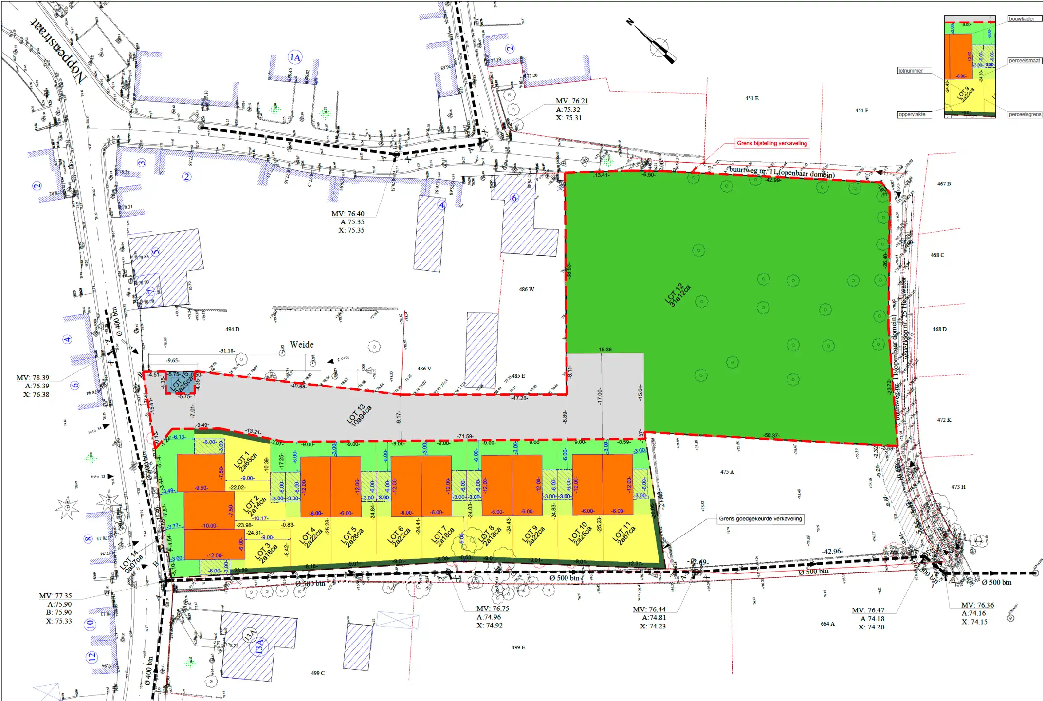 Unieke projectgrond met vergunde verkaveling  foto {{pictureIndex}}