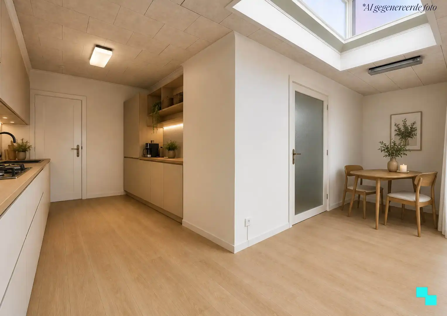 Rust gelegen woning met garage te Kachtem foto 9