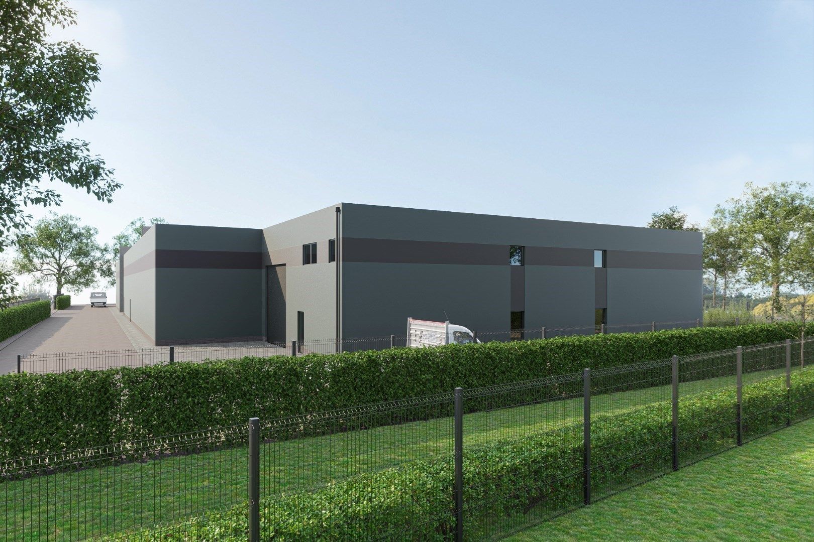 LOODS UNIT 7 VAN 283M² OP INDUSTRIETERREIN OUDE BUNDERS TE MAASMECHELEN foto 4