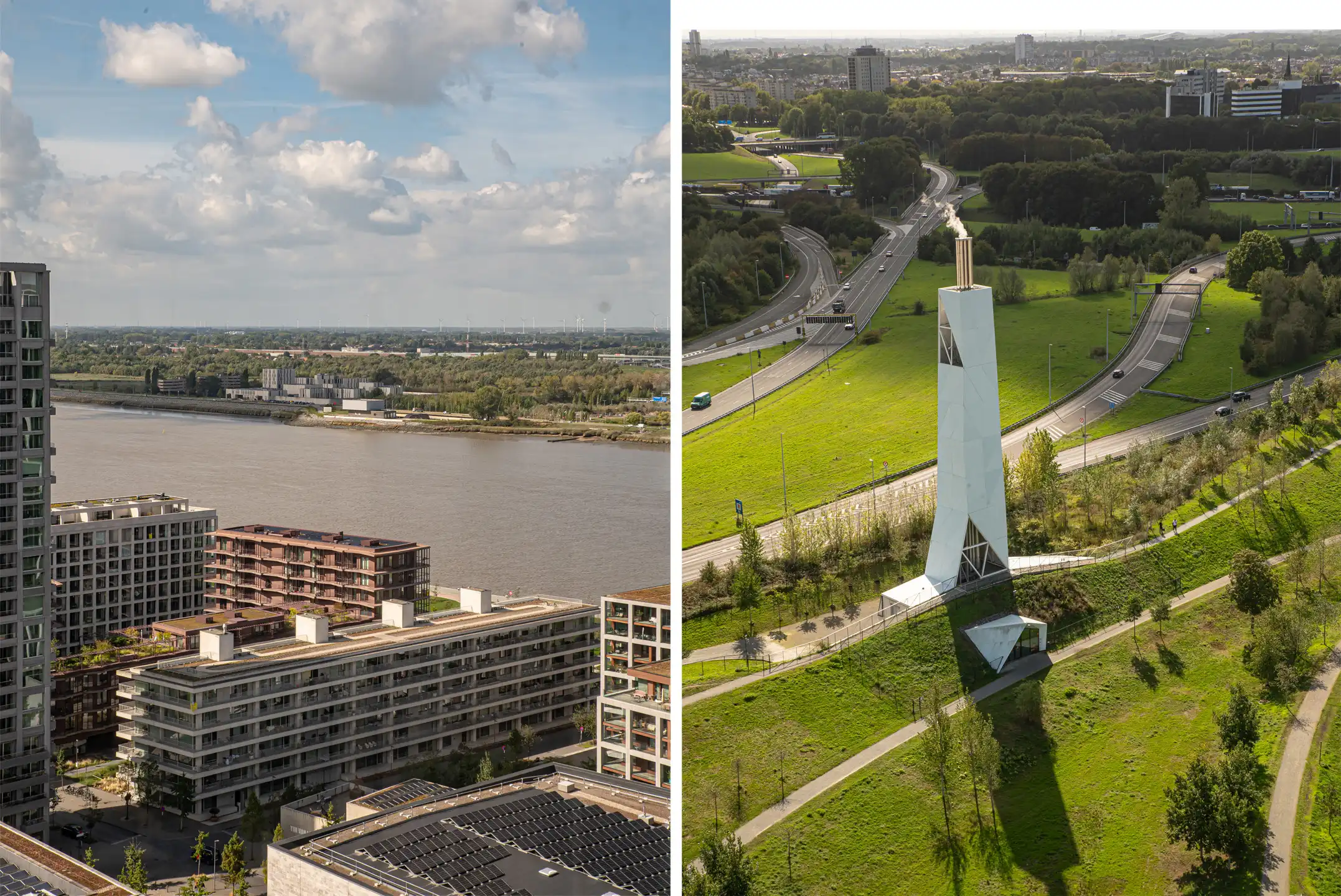Uitzonderlijk hoekappartement op de 23ste verdieping met zicht over de skyline van Antwerpen.&nbsp; foto 28