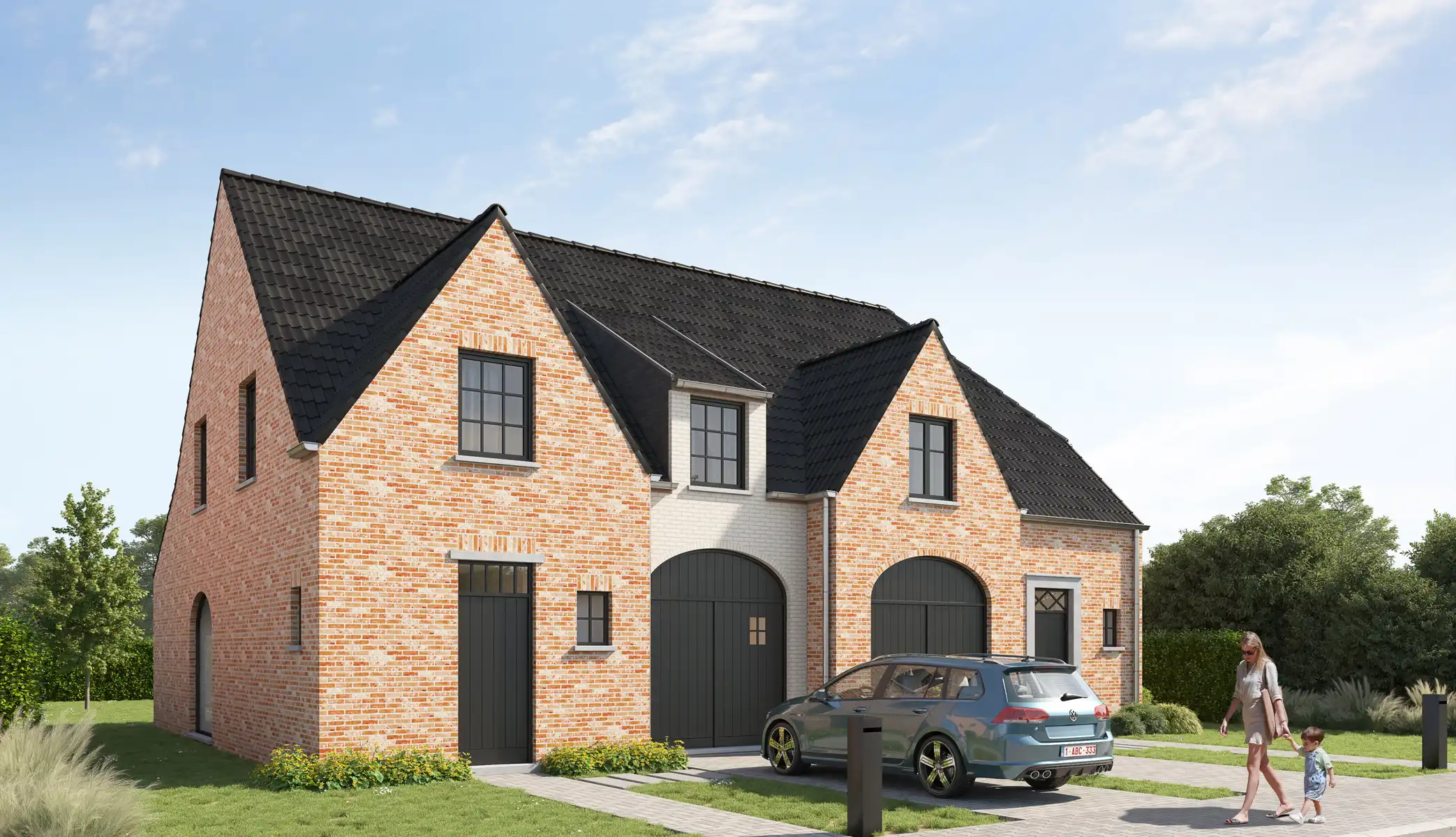 Landelijke nieuwbouwwoningen in Zulte foto 2