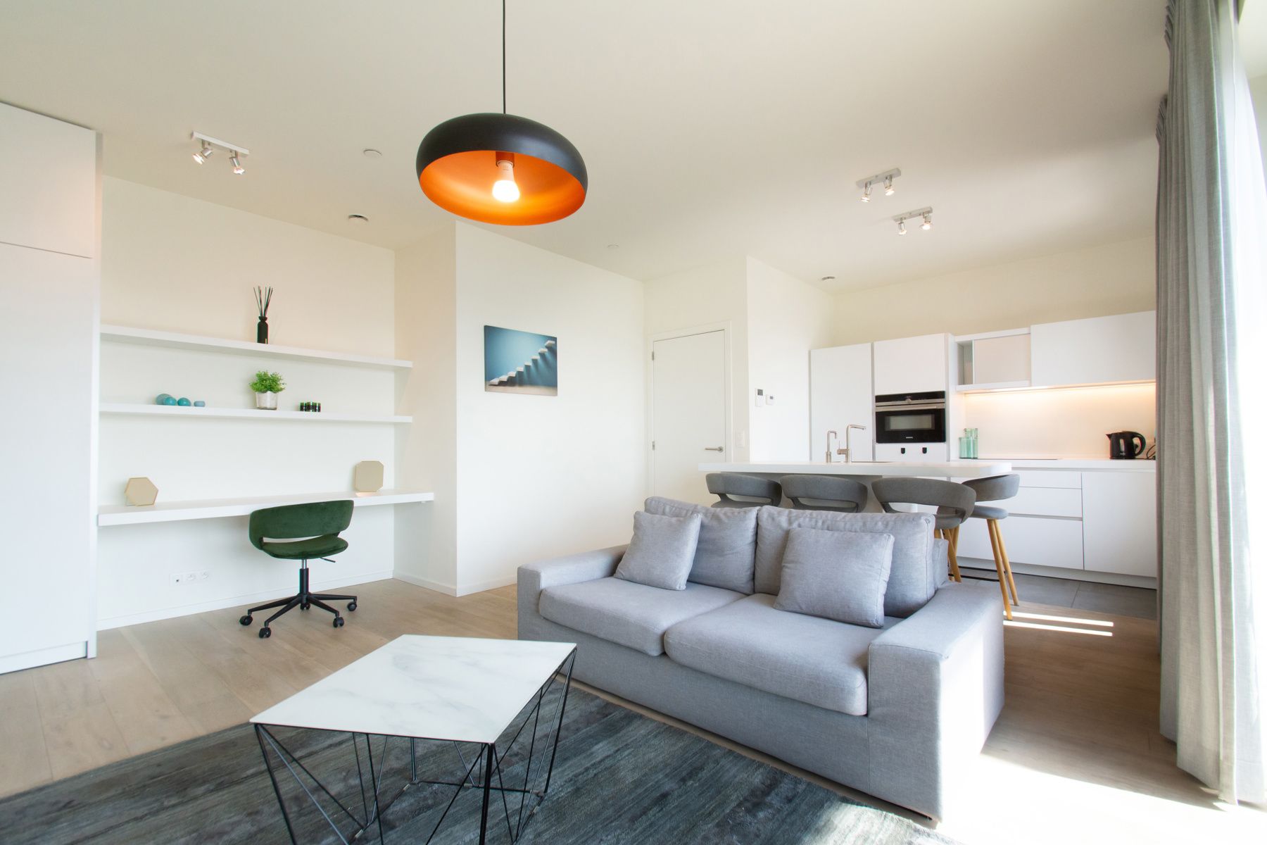 Ongemeubeld 2 slaapkamer appt. met zicht op de Schelde foto 4