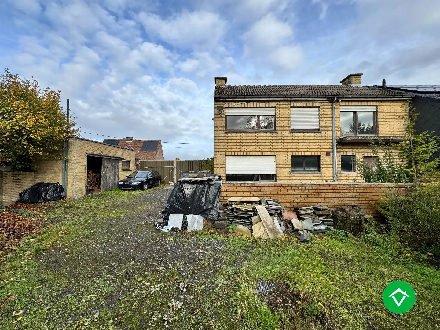 statige halfopen bebouwing in Wevelgem (Moorsele) foto 25