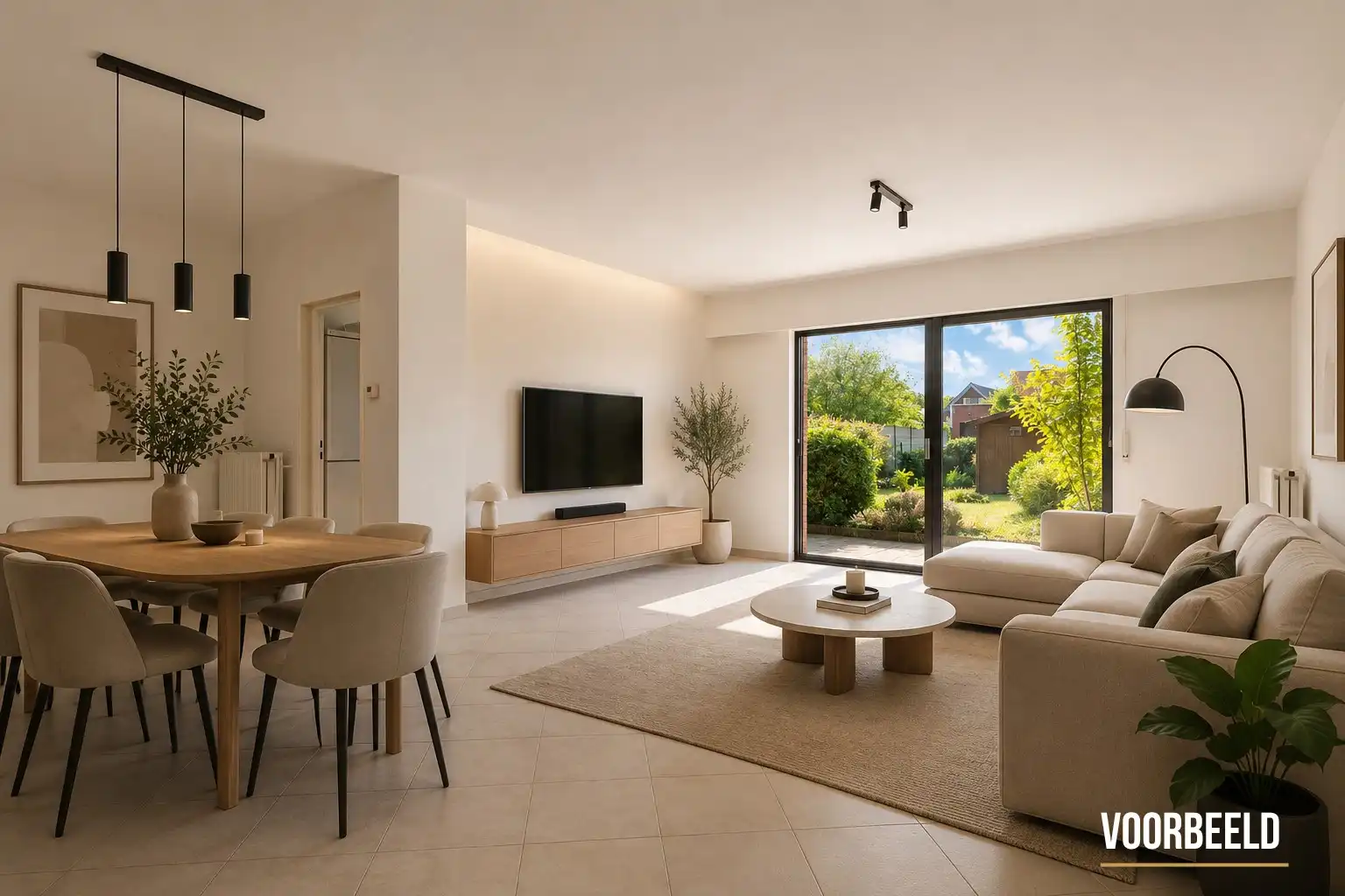 Ruim en zonnig GLV-appartement met ZW-tuin en garage foto {{pictureIndex}}