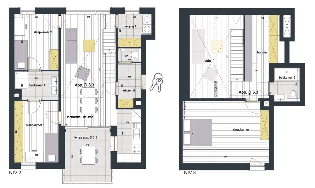 Duplex-appartement (3 slpk) in project Gaverling ! foto 22