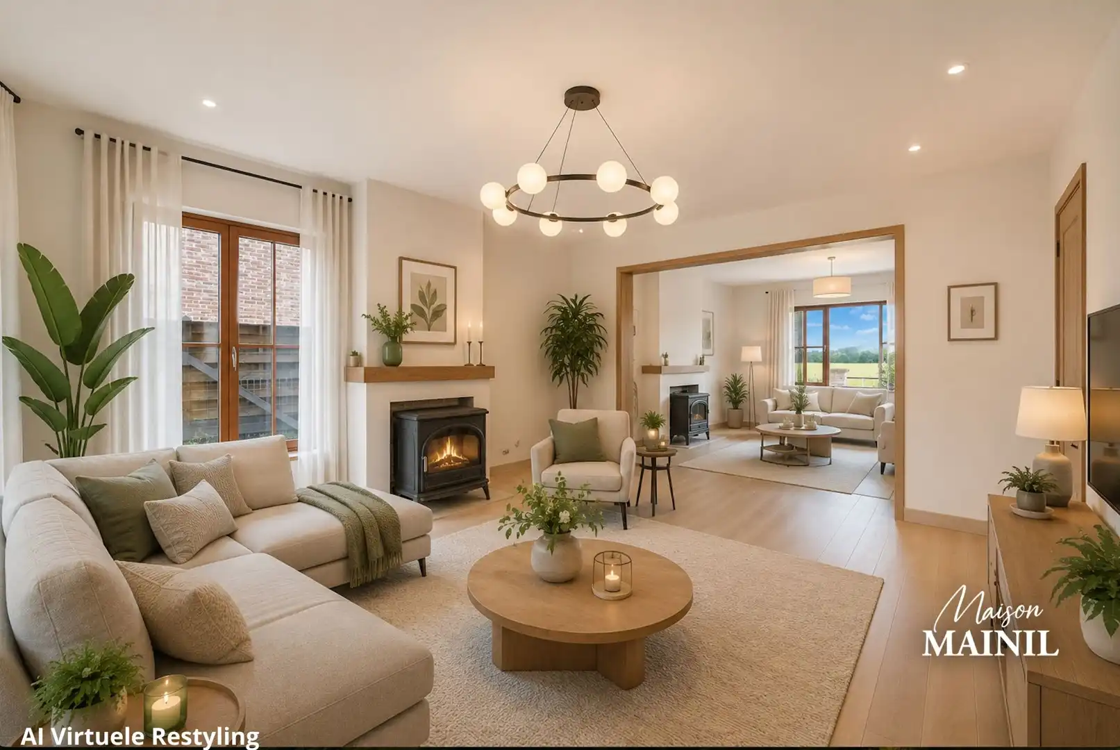 Charmante woning met 3 slaapkamers, atelier en vergezichten te Scheldewindeke. foto 5