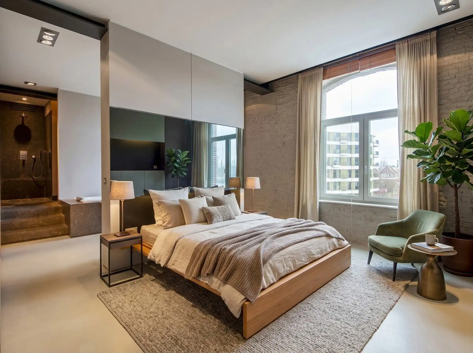 Ruime loft met schitterend zicht op de Rupel foto 8