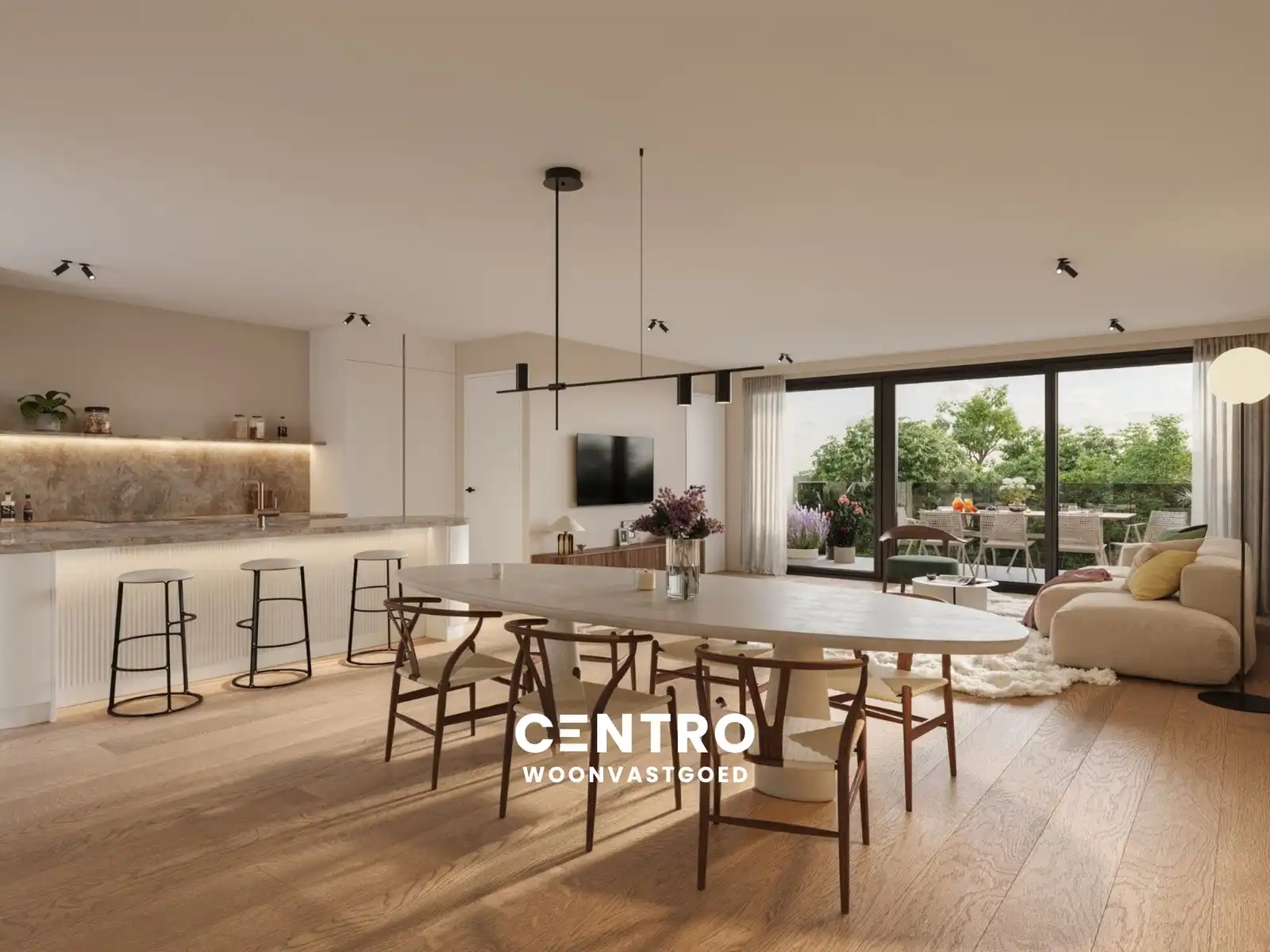 Nieuwbouwappartement op de 2de verd. met ZUIDger. terras! foto {{pictureIndex}}