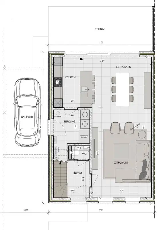 Halfopen woning te koop in Deerlijk. foto 3