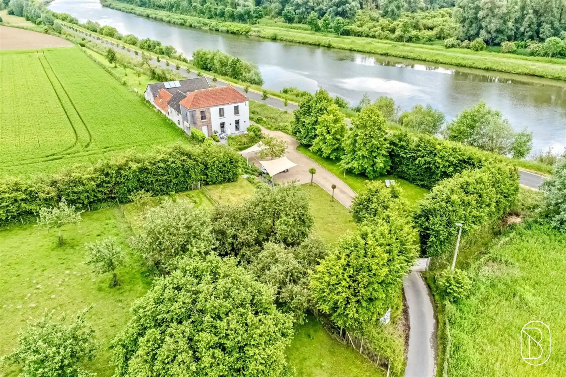UNIEK gelegen prachtig energiezuinig LANDHUIS (ideale B&B). foto 28