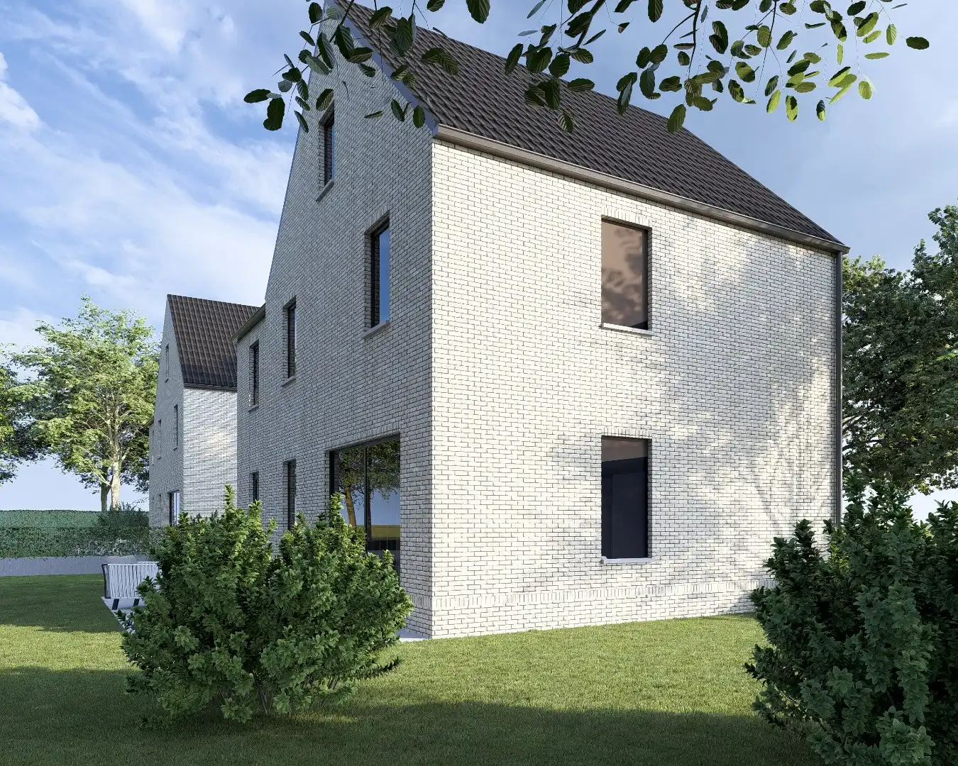 Nieuwbouwproject van 2 vrijstaande nieuwbouwwoningen op percelen van 6are en 6a22ca op een rustige locatie te Neeroeteren!  foto 11