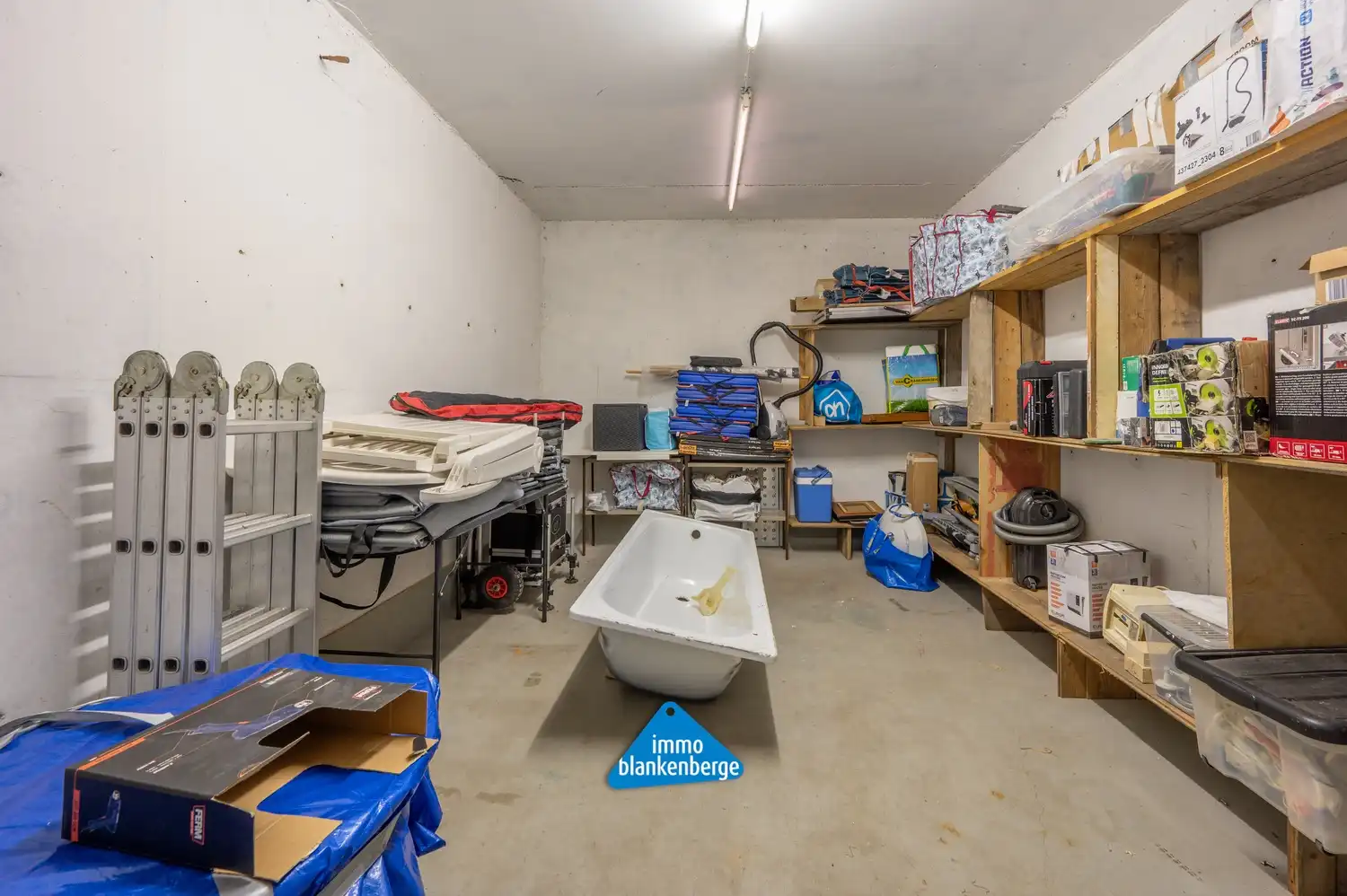 16 ruime kelders te koop in Residentie Spinnaker aan de jachthaven van Blankenberge foto 15