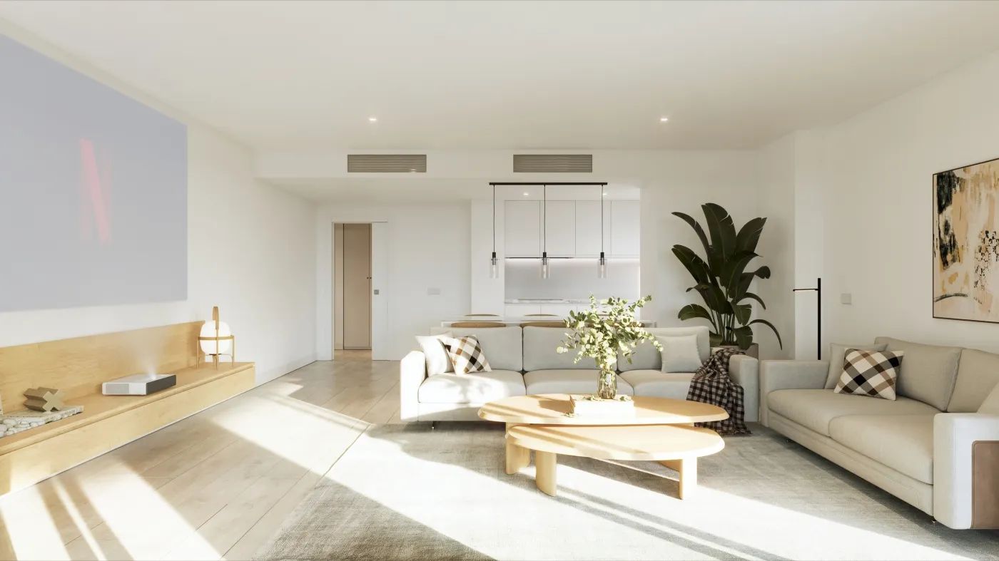 Ontdek de perfecte harmonie tussen ontspanning en verfijning in onze moderne appartementen, gelegen op een steenworp afstand van de zee en omringd door prachtige golfbanen foto 2