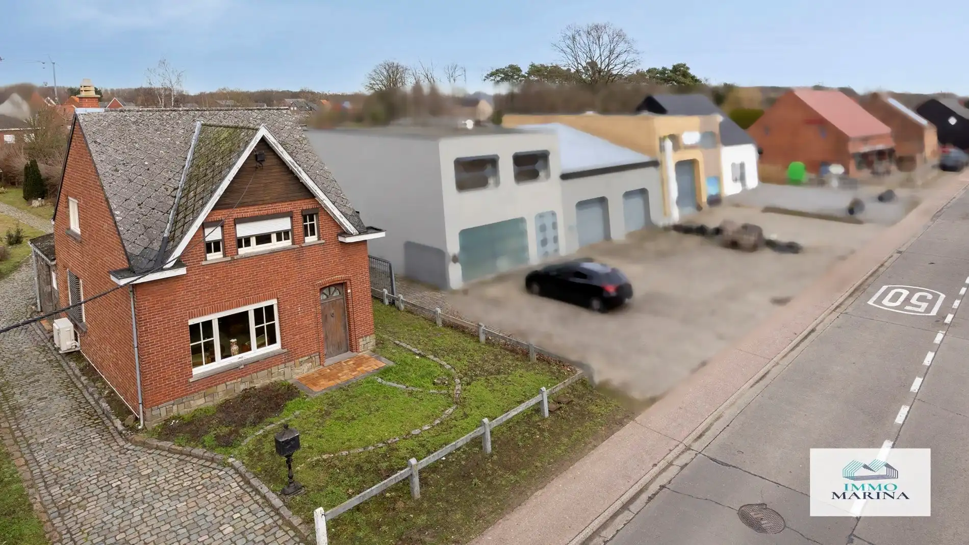 OB met 2 slpks, garage en diepe tuin op 9a 80ca. foto 17