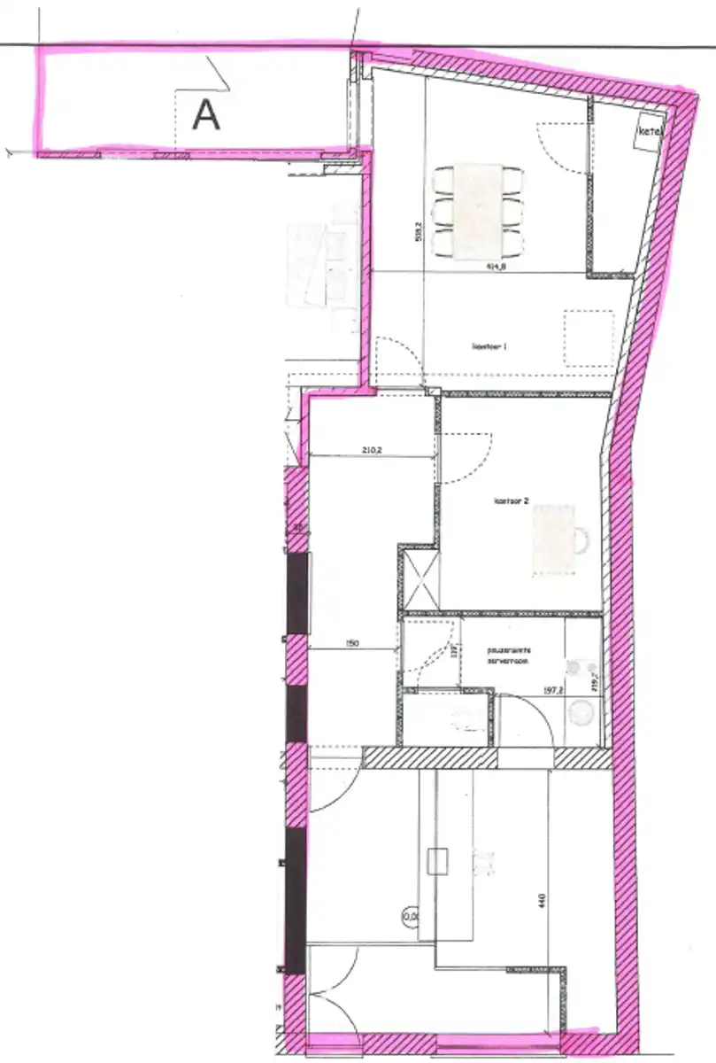 Gelijkvloers handelspand met keuken - terras + parking nabij foto 2
