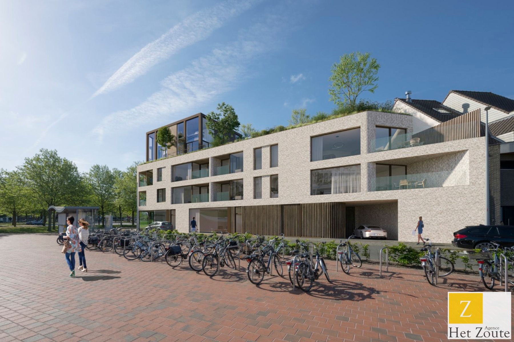 Nieuwbouwappartement met zicht op het Maurice Lippensplein foto 2