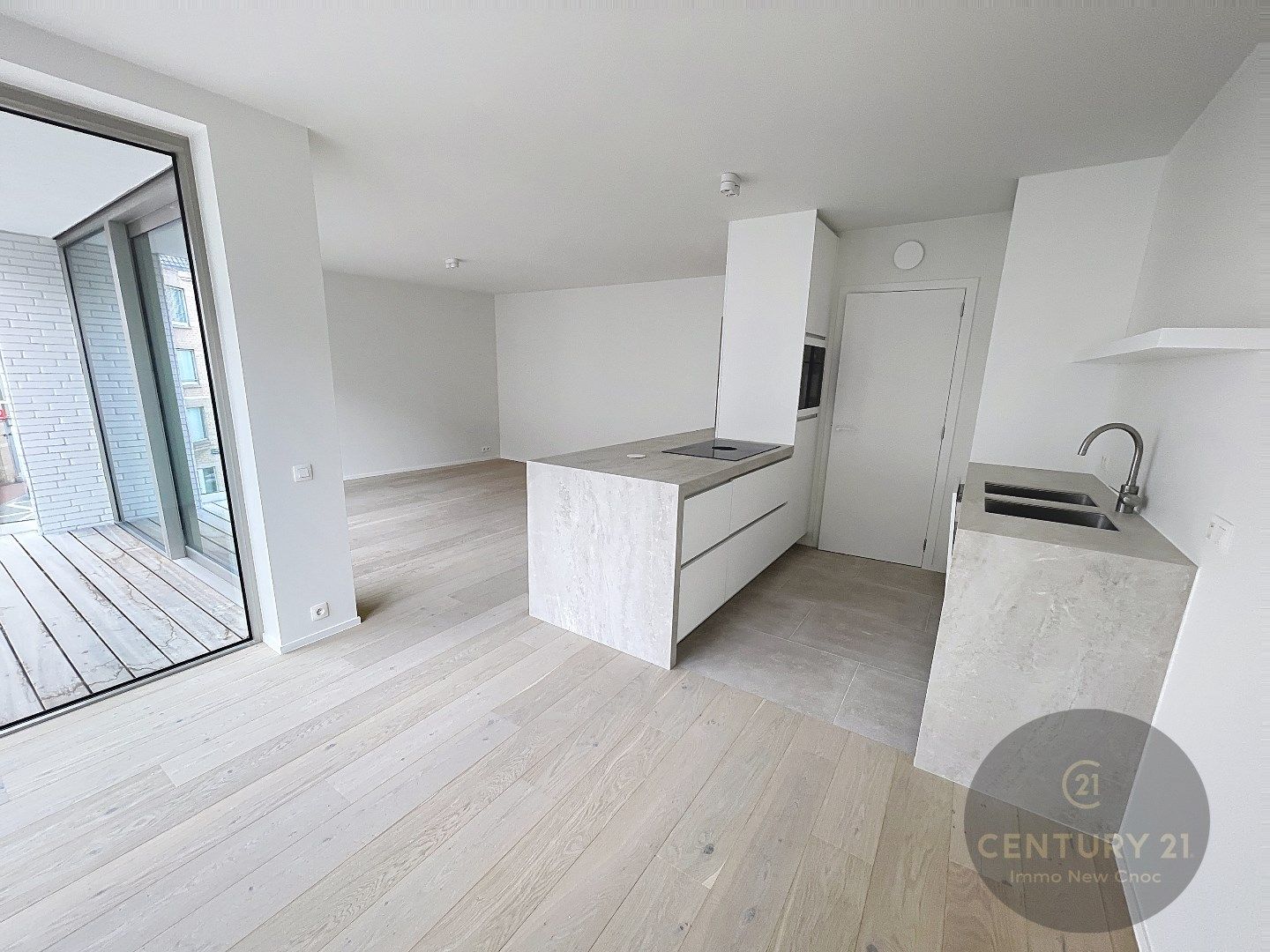 Standaard appartement met terras en 2 slaapkamers in residentie OYSTER Knokke-Heist, bouwjaar 2025 foto 3