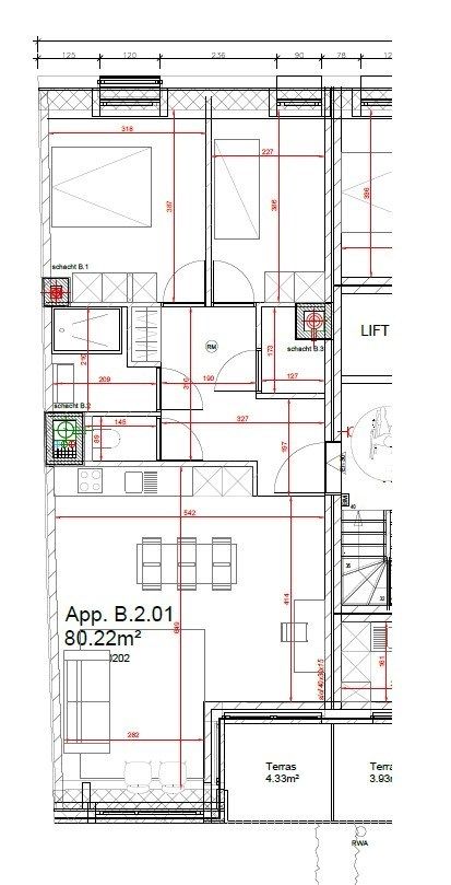 Energiezuinig nieuwbouwappartement met twee slaapkamers in Lokeren foto 18