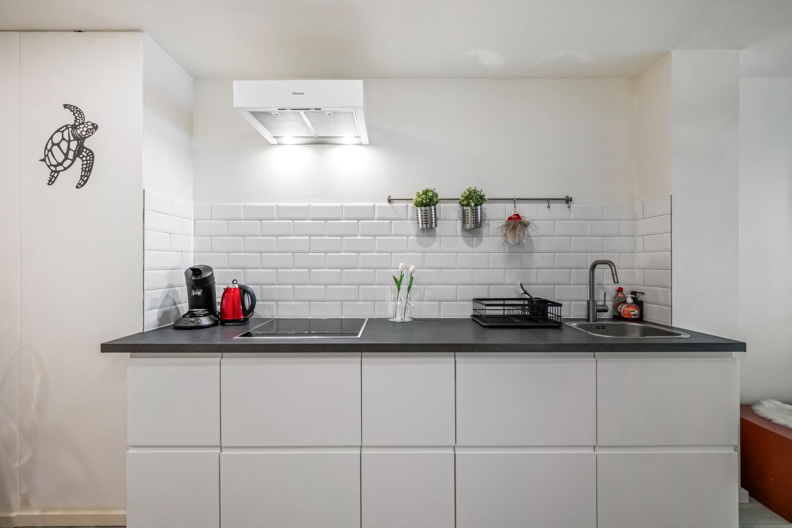 Modern en gezellig appartement met 1 slpk én terras achteraan pal aan het strand ! foto 6