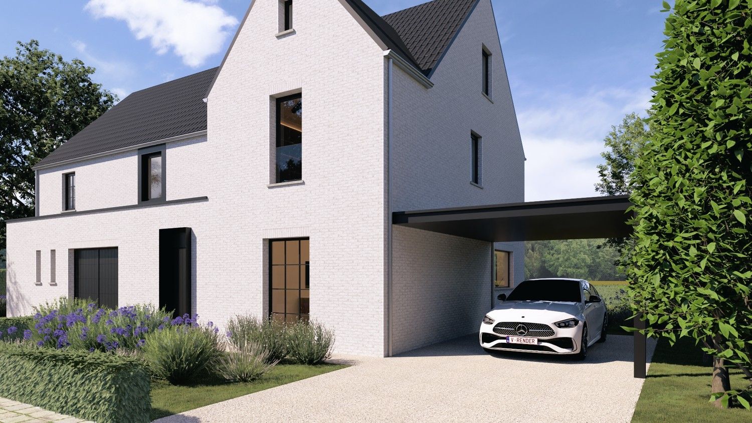 Villa Grenszicht - Moderne nieuwbouwwoningen op een zuidgericht perceel in Lanaken foto 2