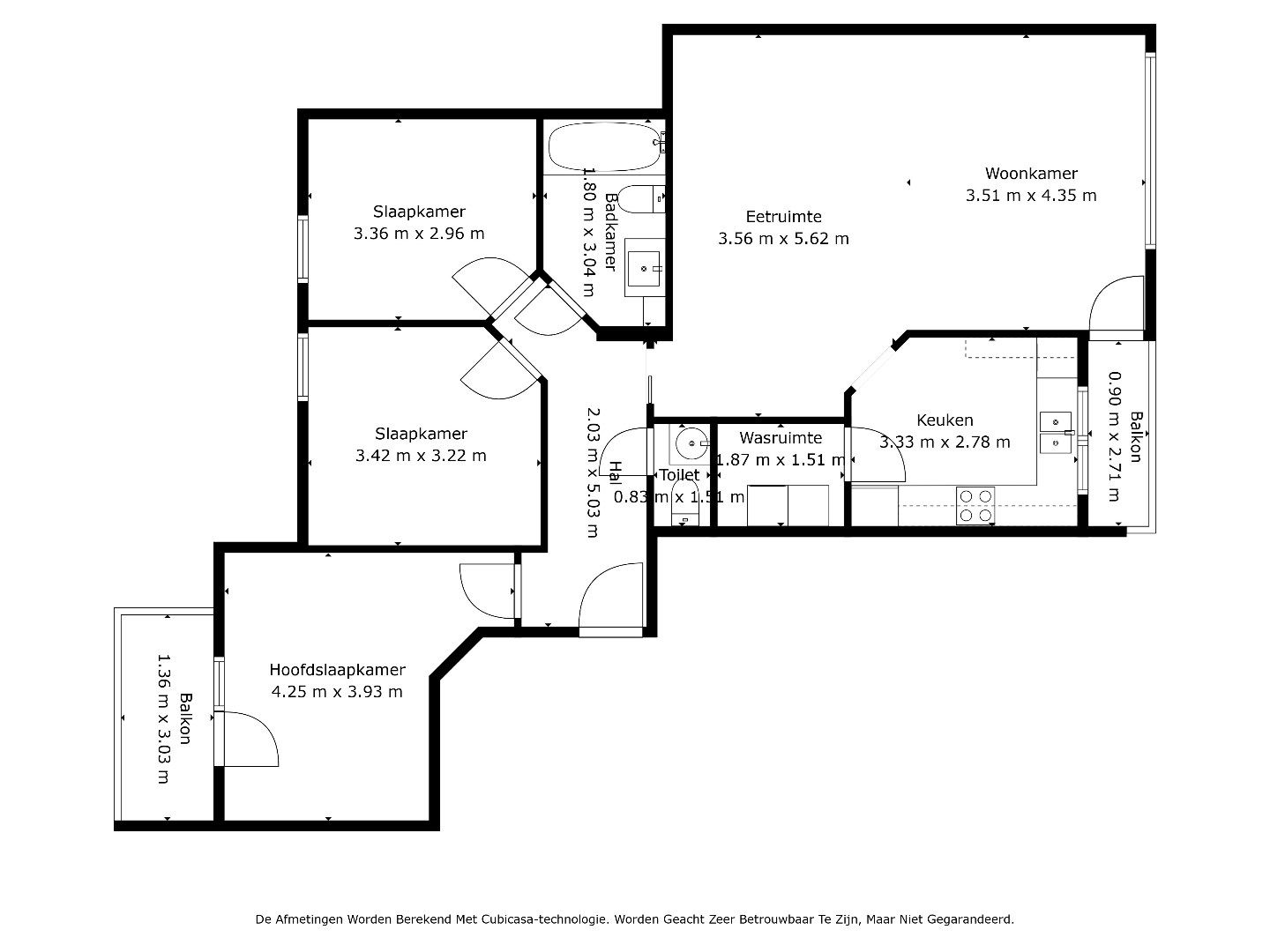 VERHUURD APPARTEMENT MET EPC LABEL B IN CENTRUM LANAKEN !  foto 16