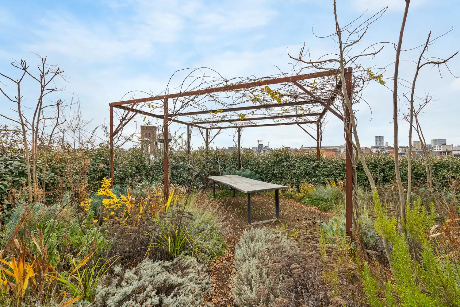 Een woning in de lucht: 'Uitzonderlijke loft 200m² + aangelegde daktuin, terras en 2 optionele garages in rustig, groen woonerf op de grens Borgerhout/Antwerpen' foto 28