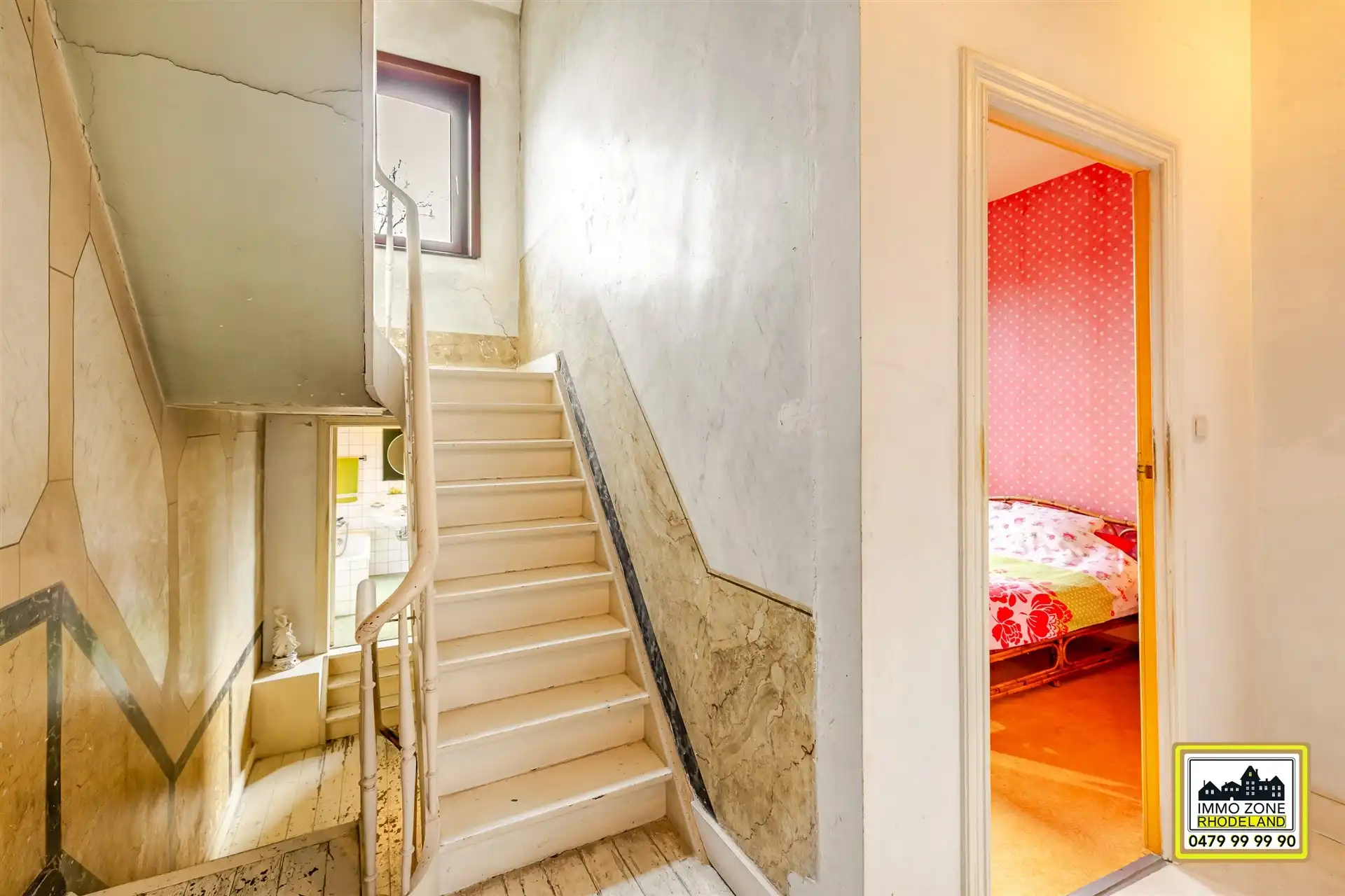 Op te frissen stadswoning met 3slpks en ruime tuin.  foto 9