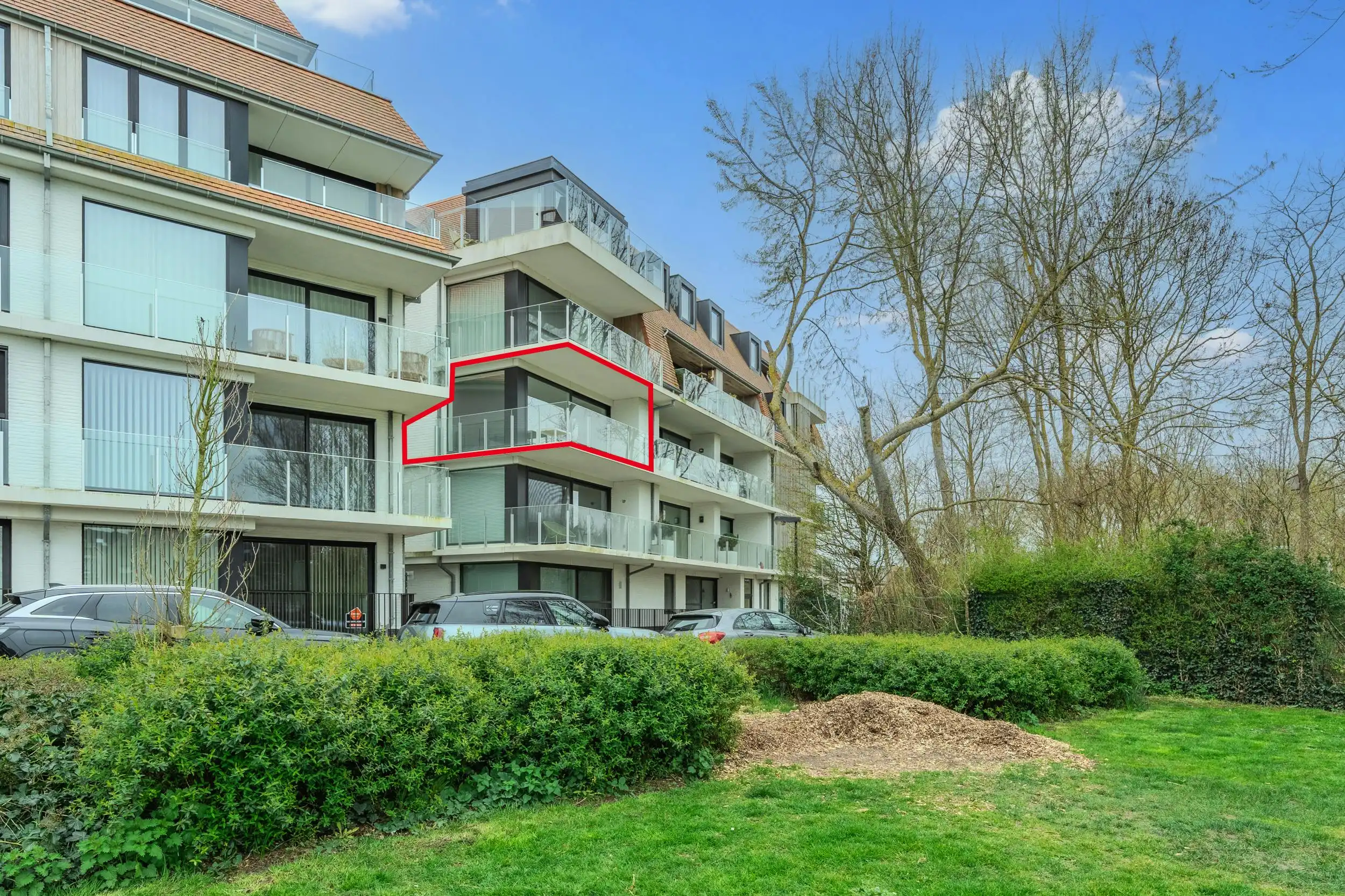 Prachtig appartement met ruim terras en zicht op Normandpark foto 13