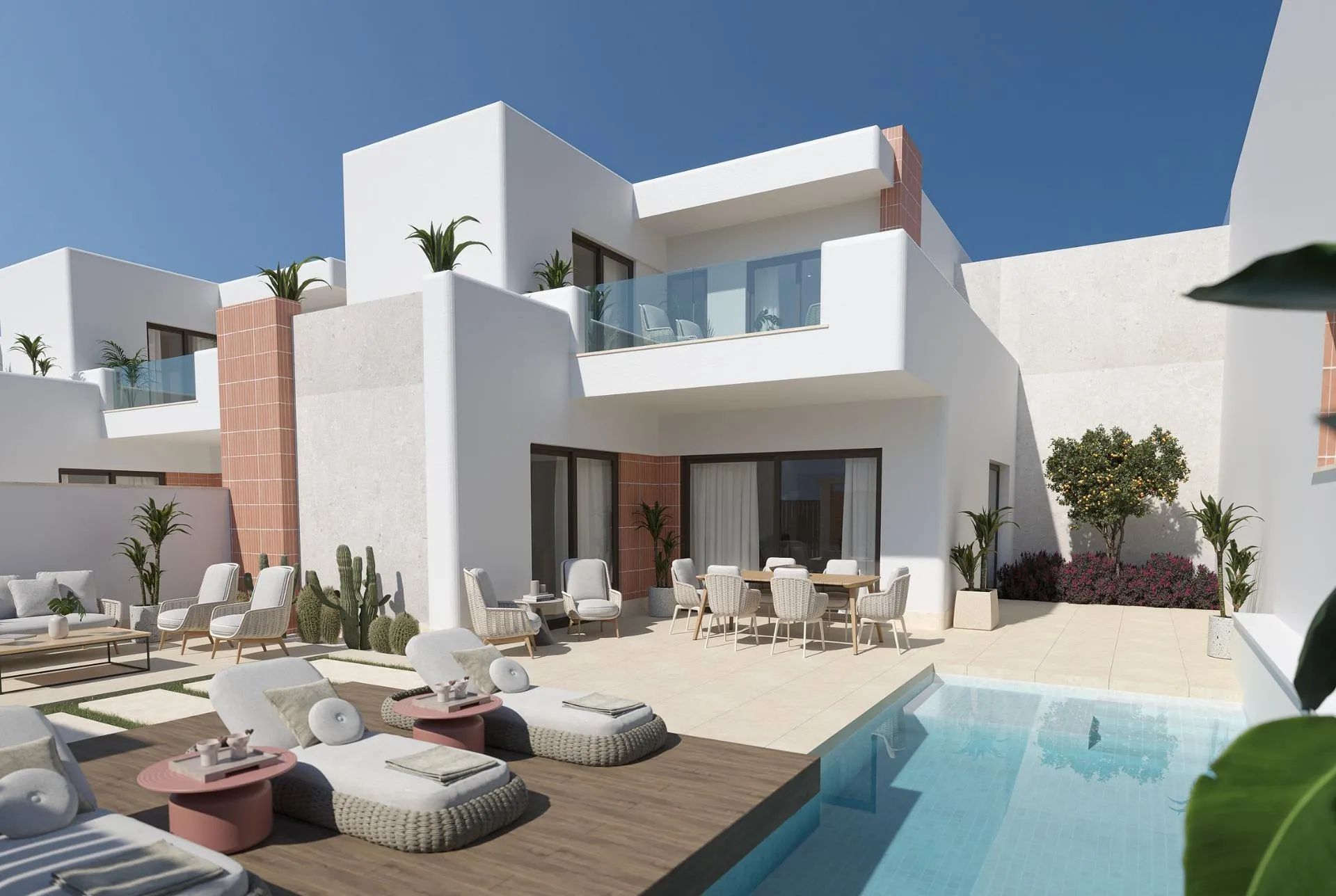 Exclusieve Ibiza-stijl villa's: luxe wonen met privé zwembad foto 9