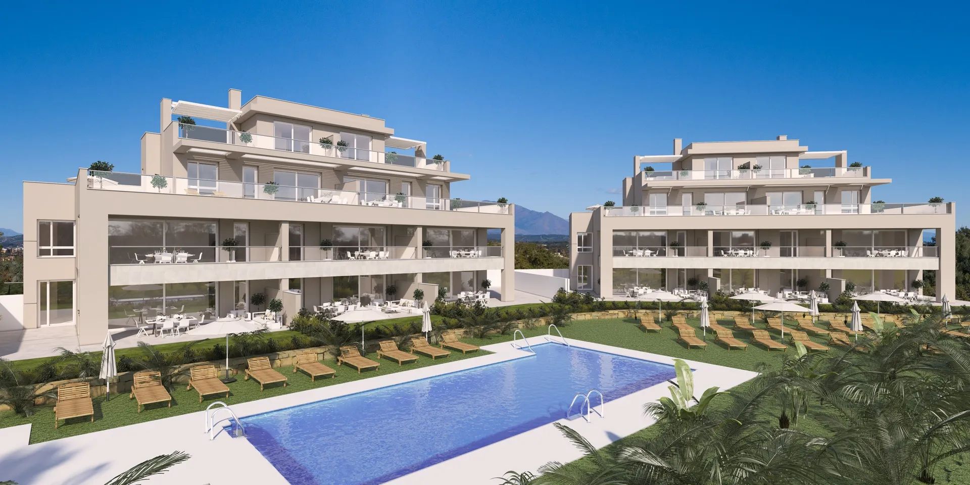 Exclusieve levensstijl op de green: appartementen en duplex penthouses vlakbij de golfbaan foto {{pictureIndex}}