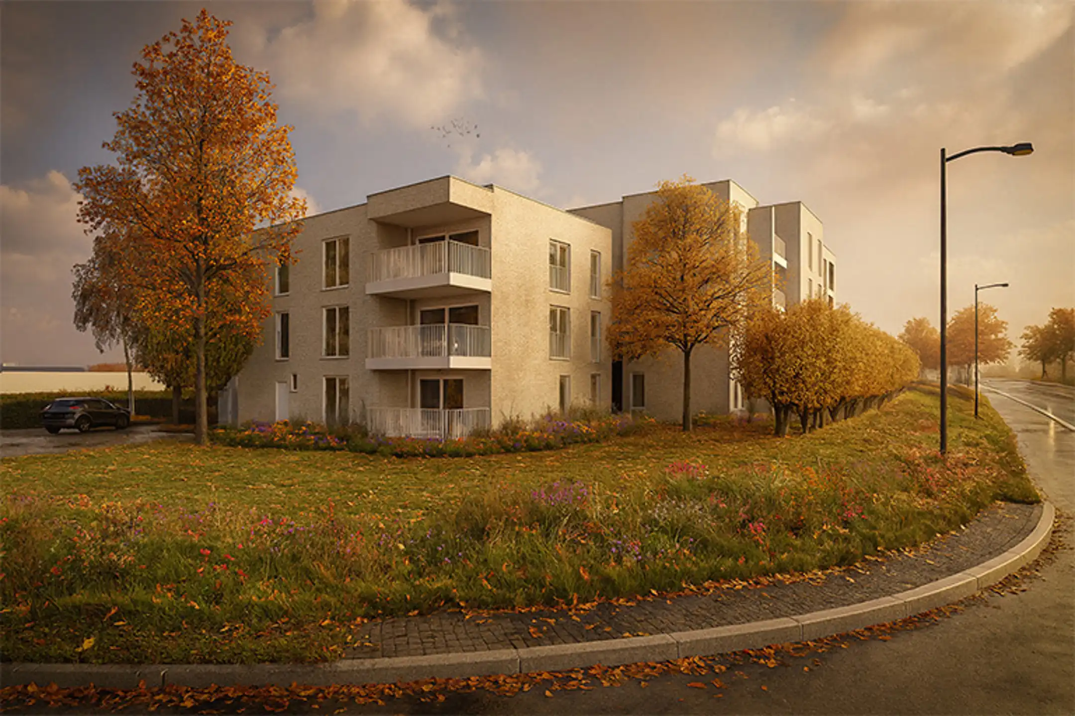 Nieuwbouwappartement - 2de verdieping -  2 slaapkamers - ruim terras foto 10