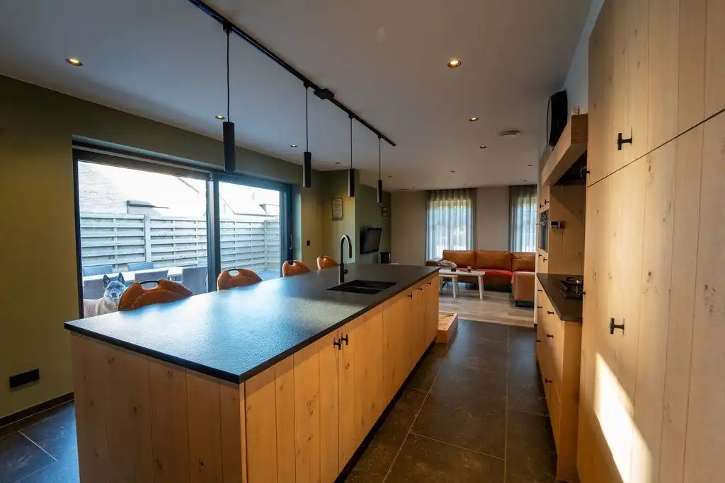 PRACHTIG GERENOVEERDE WONING MET 3 SLAAPKAMERS, 2 BADKAMERS, INPANDIGE GARAGE EN PAARDENSTALLINGEN MET ENERGIEZUINIG EPC TE WIJER (NIEUWERKERKEN)  foto 3