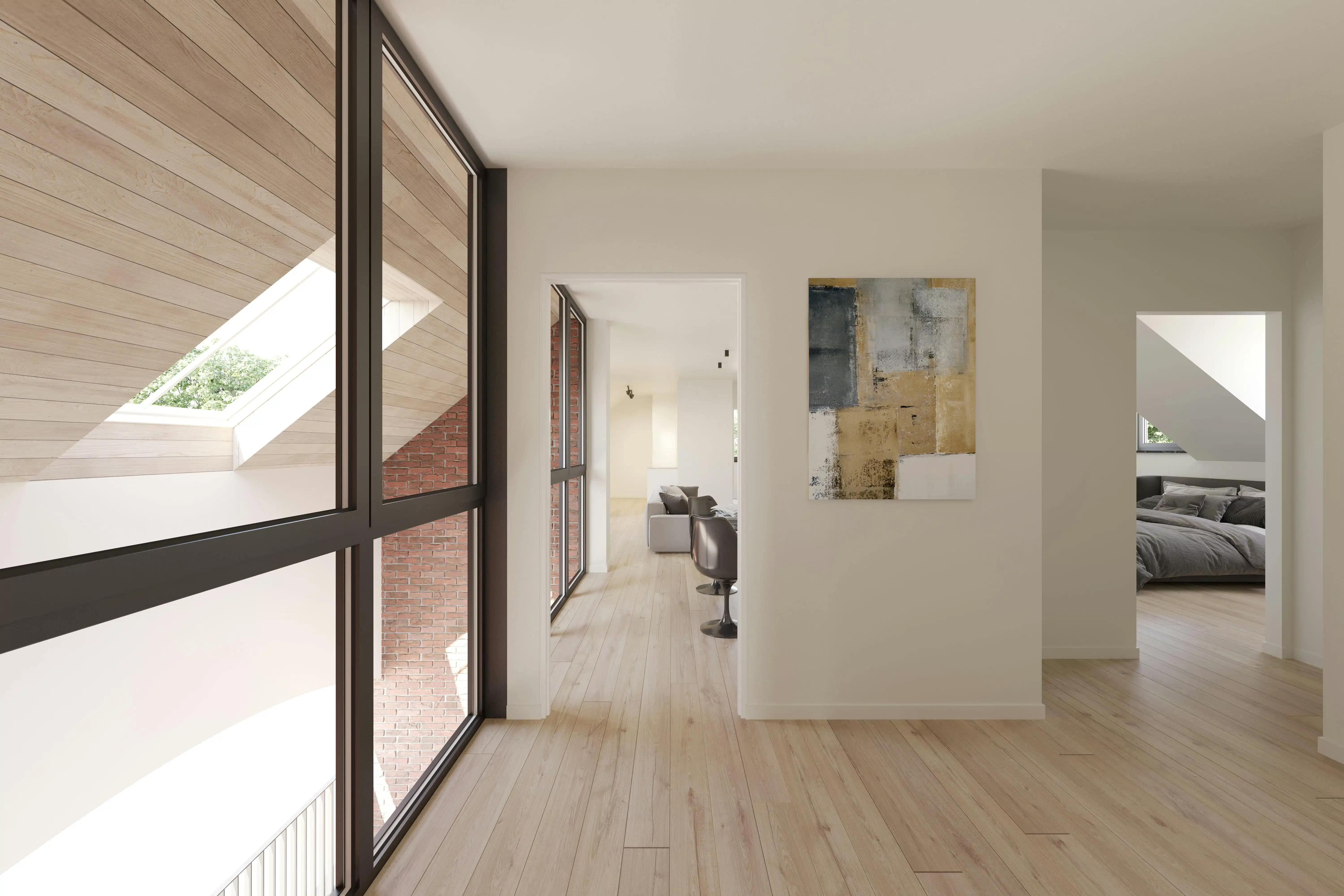 Unieke casco loft (237 m²) met terras in St-Martens-Bodegem foto 16
