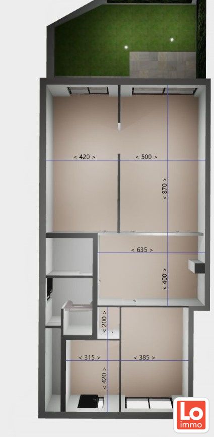 Exclusief casco appartement met ruime kantoor of praktijkruimte met aparte ingang foto 3