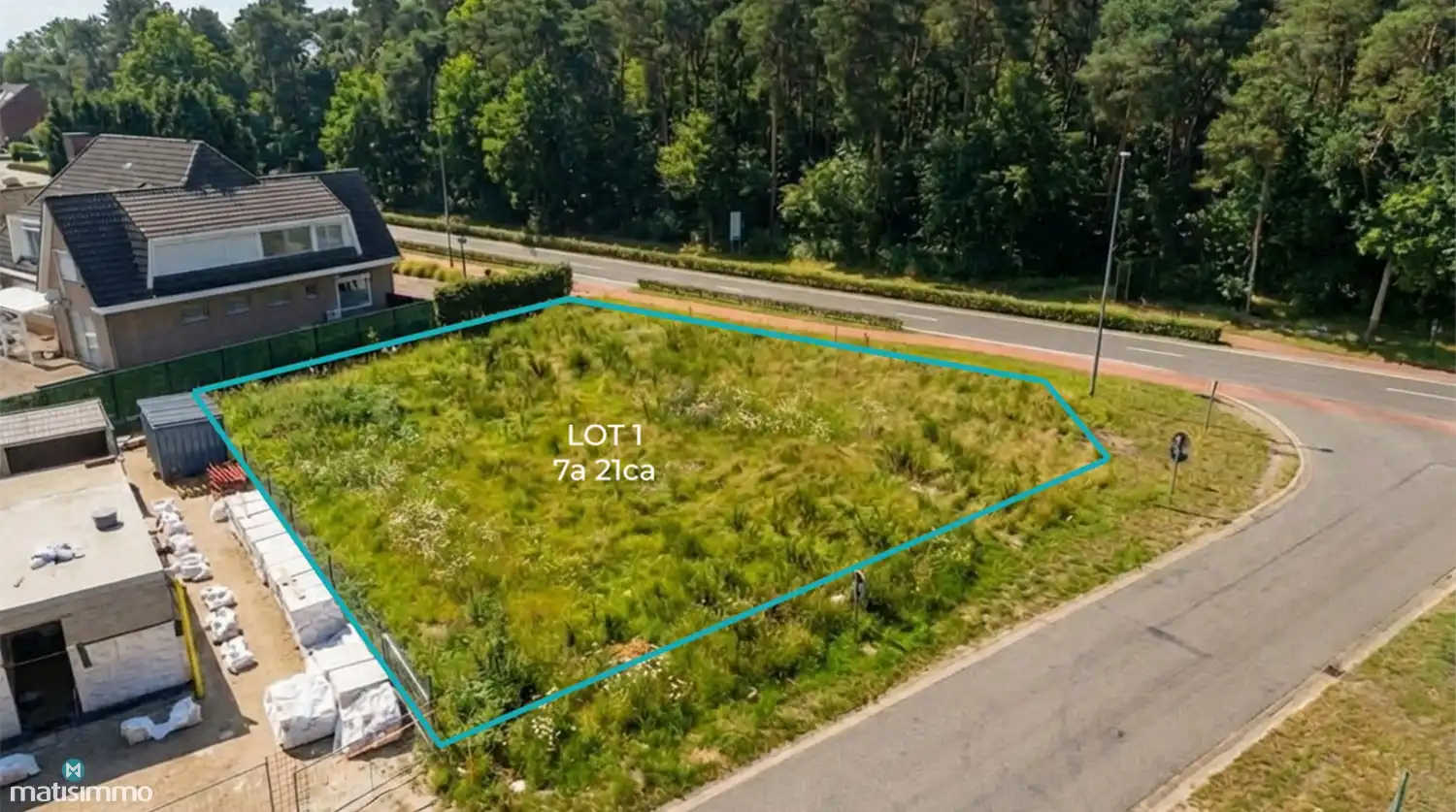 BOUWGROND OP HOEKPERCEEL VOOR OPEN BEBOUWING IN NIEL-BIJ-AS foto 5