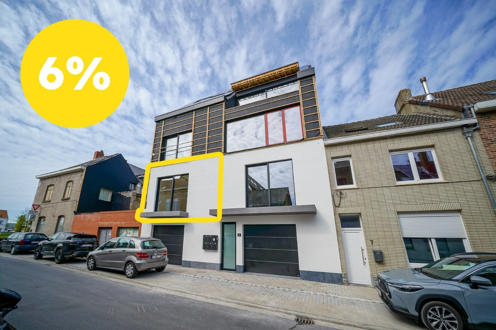 Nieuw 1-slaapkamerappartement met parking! foto {{pictureIndex}}