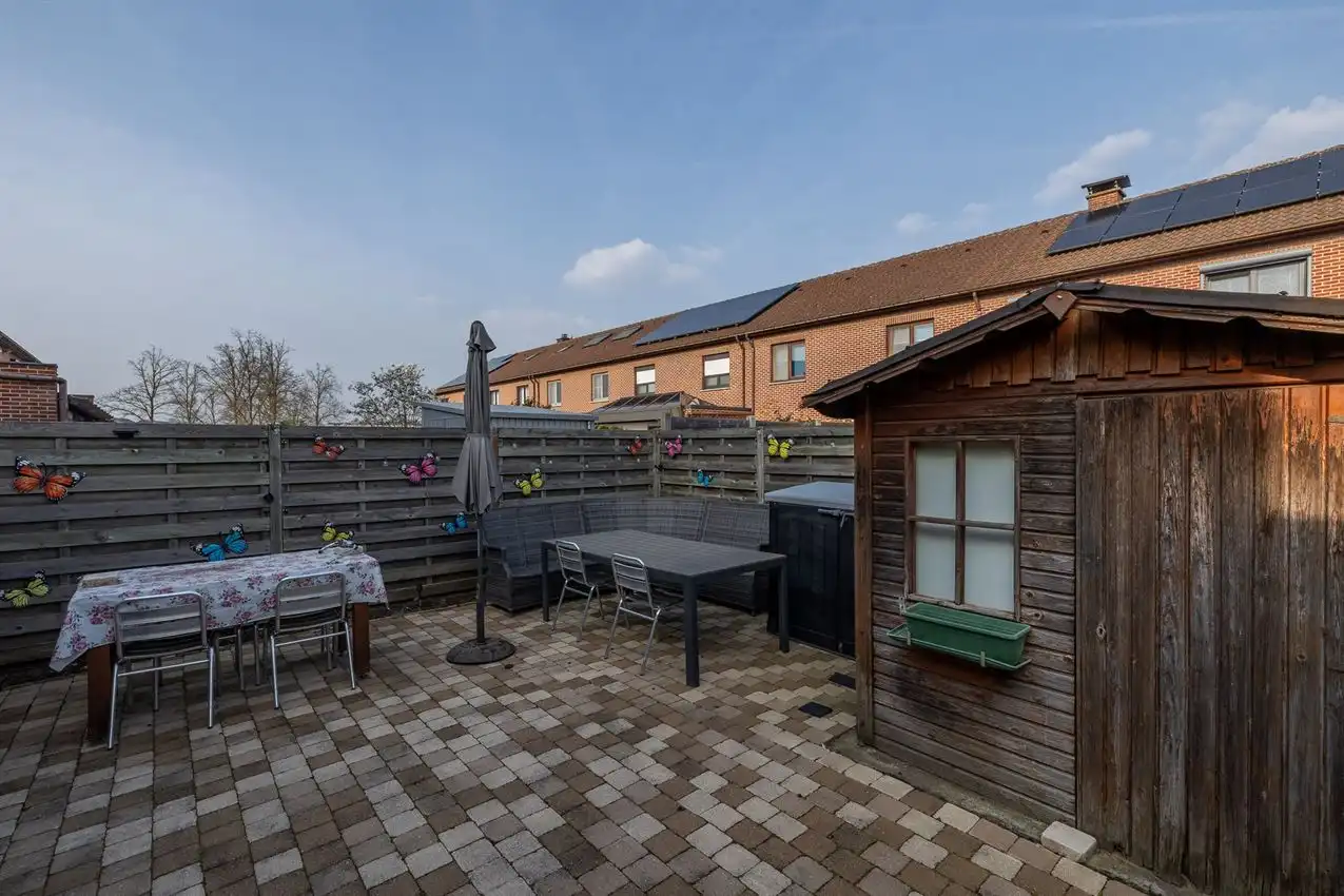 Gelijkvloerse woning EPC B met inpandige garage en gezellige tuin foto 12