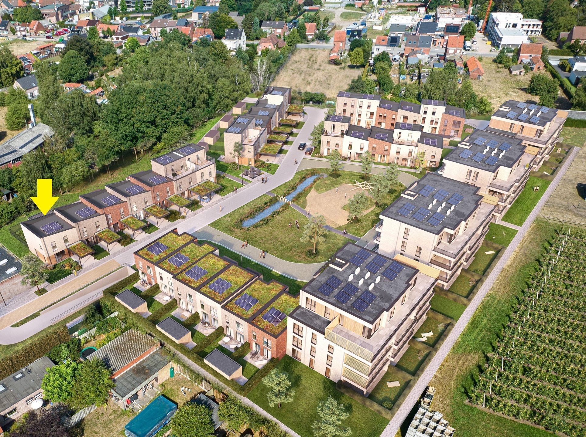 HOB met 3 slaapkamers, grote tuin met bijgebouw en carport foto 2