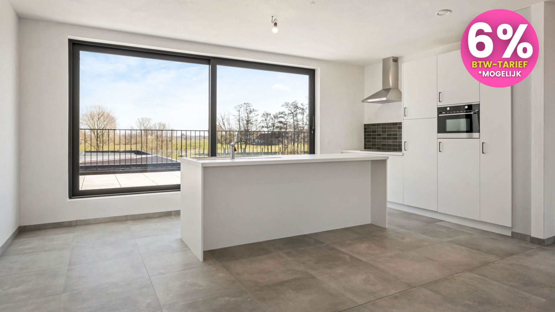 Nieuwbouwappartement met zéér ruim terras en groen zicht foto {{pictureIndex}}