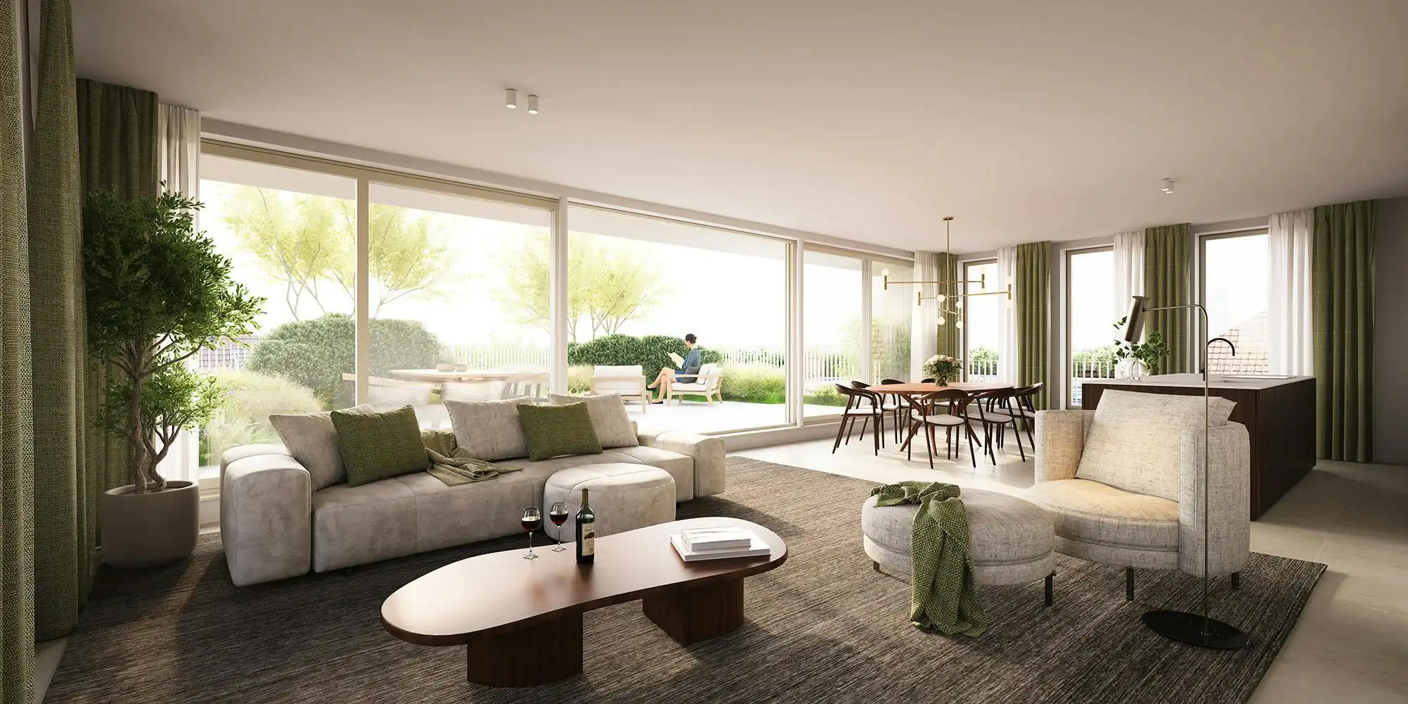 Stijlvol BEN-appartement met terras in Villa d’Astene, Astene foto 4