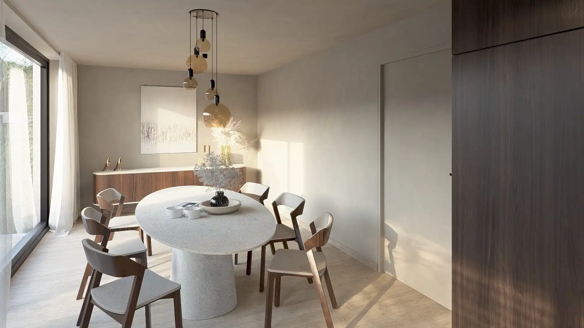 Nieuwbouwwoning op 2a07ca met 2 slpk's en overdekte carport te Maasmechelen foto 8