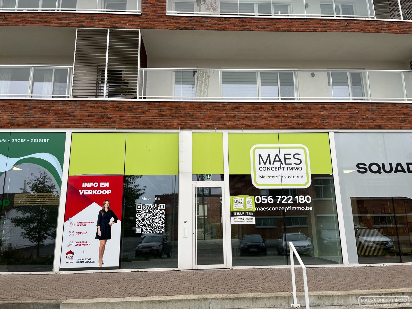 Volledig afgewerkte handelsruimte van 157 m2 te huur centrum Zwevegem foto 2