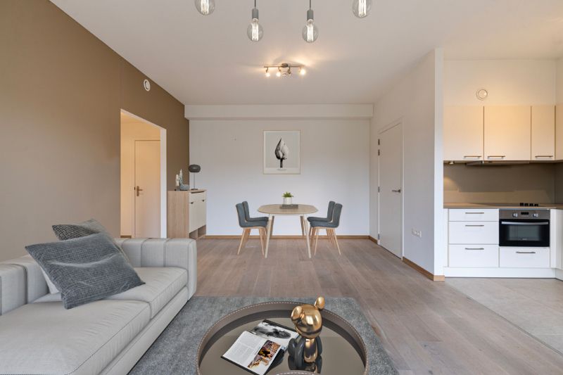 Stijlvolle en comfortabele serviceflat te koop in centrum Oudenaarde foto {{pictureIndex}}