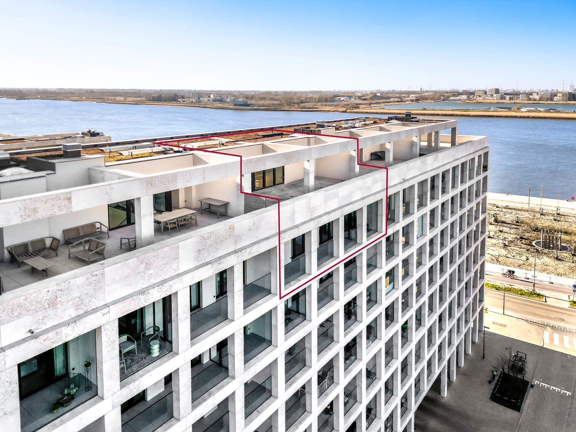 Luxueuze Penthouse op het Nieuw-Zuid met dakterras foto 3